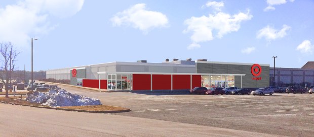 a building with a parking lot