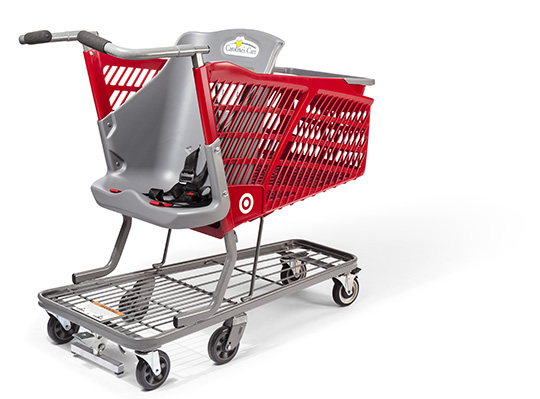 A Target-branded Caroline's Cart with seat facing forward.