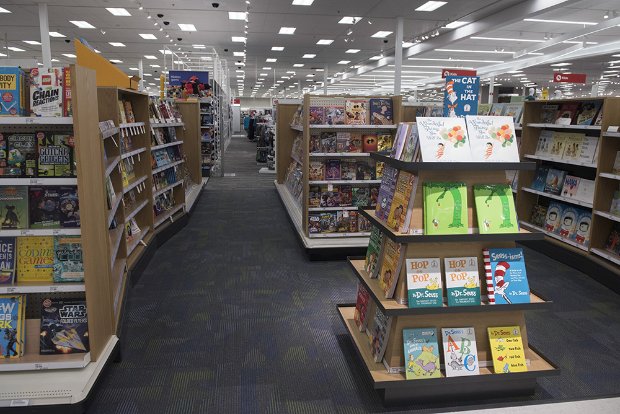 a store with shelves of books