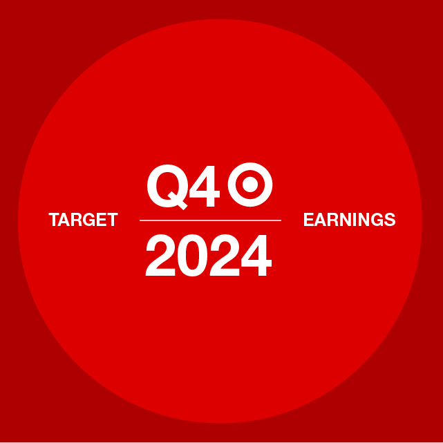 A red graphic with the Target logo.