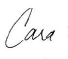 Cara Sylvester's signature.