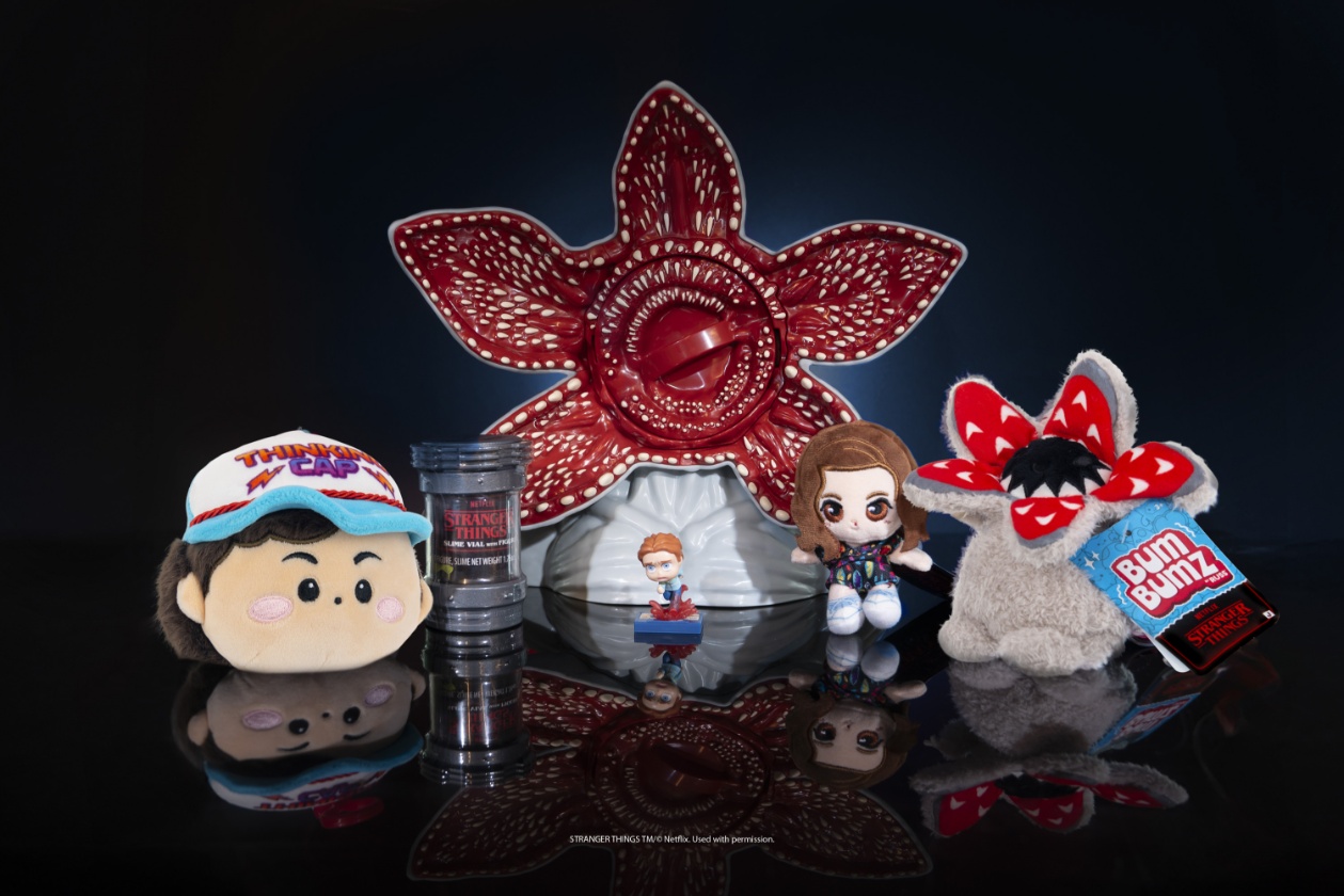 Stranger Things set of plush toys and action figures