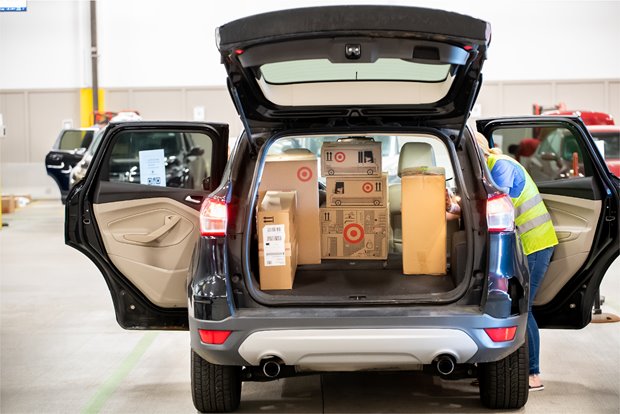 a car with its trunk open