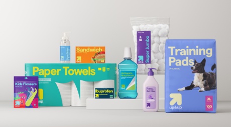 up&up Household Essentials including Mouth Wash, Pet Training Pads, Paper Towels and more.