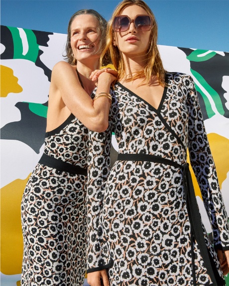 Two models pose, wearing Diane von Furstenberg for Target collection.