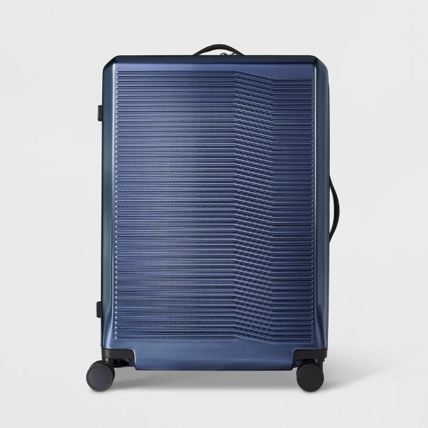 a black suitcase with wheels