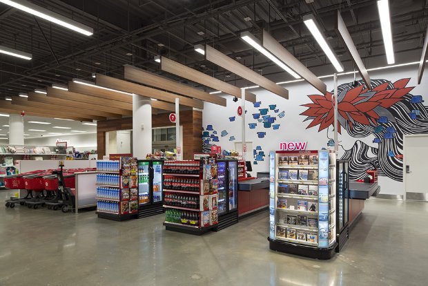 a store with shelves of toys