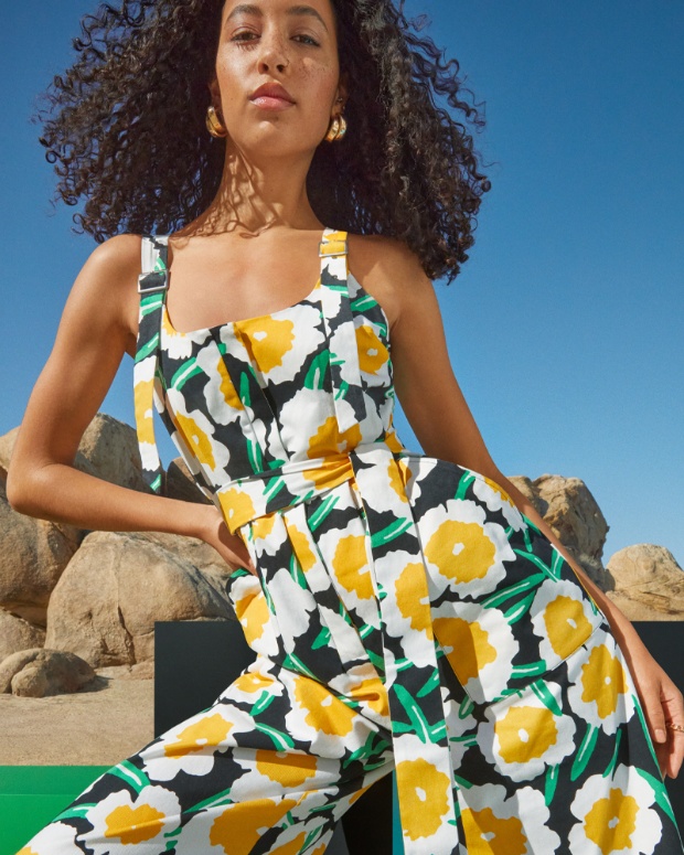 A model poses, wearing Diane von Furstenberg for Target collection.