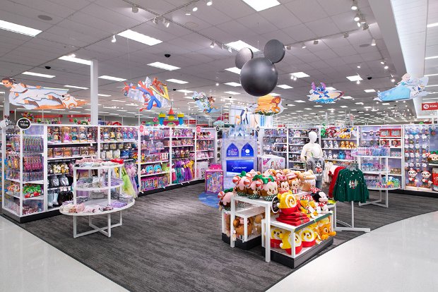 a store with shelves of toys