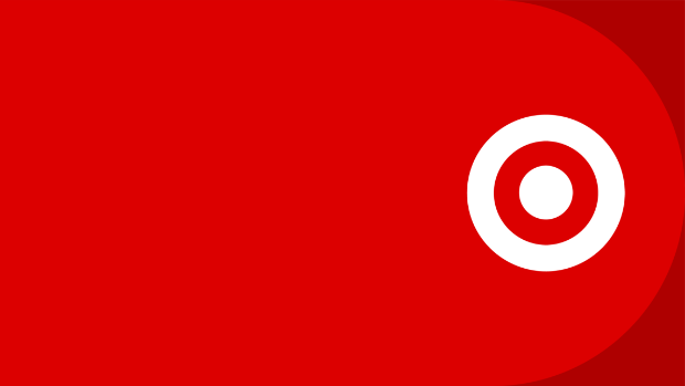 The white Bullseye logo on a red background.