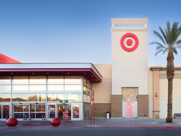 The exterior of a Target store.