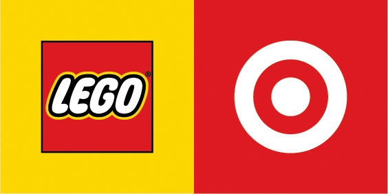 a red and yellow logo