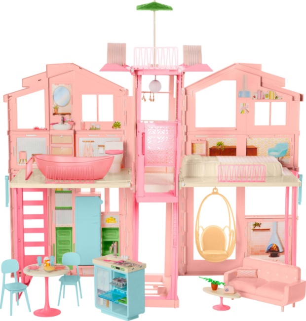 A stylish, modern dollhouse