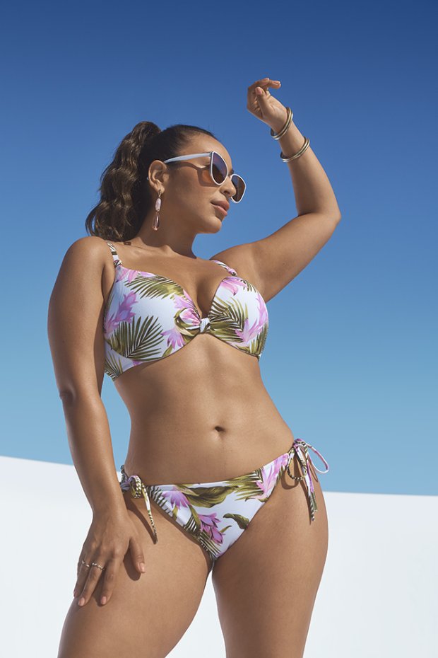 a woman in a garment