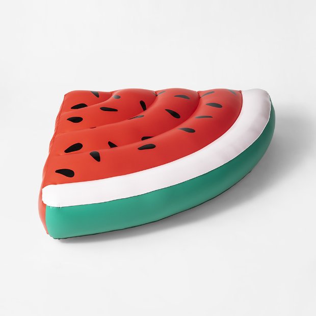 a red and green dice