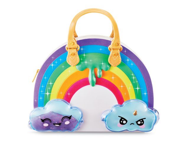 a colorful toy with a face