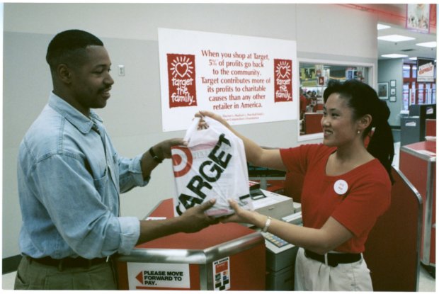 a man and a woman at a counter