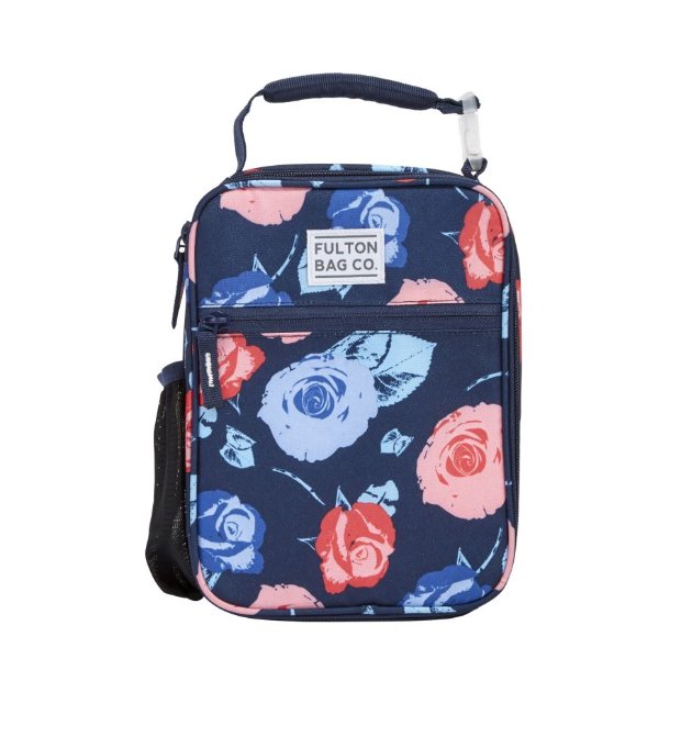 a black and red backpack