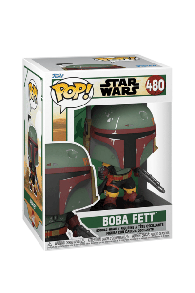 Boba Fett Funko Pop figure in packaging