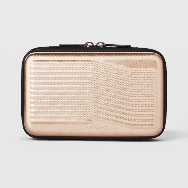 a brown leather case