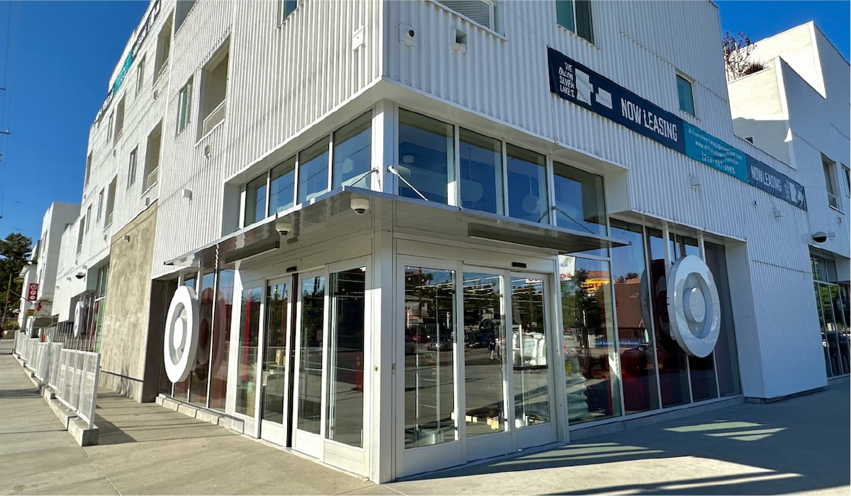 Exterior of Target’s store in Silver Lake, Los Angeles.