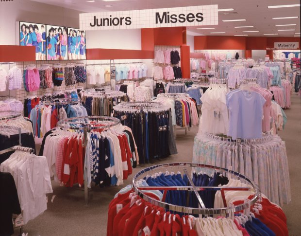 a store with a variety of clothes