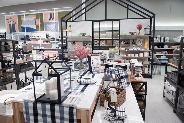 a room with shelves and objects