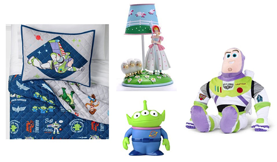 A bedding set, pillow buddy and two lamps