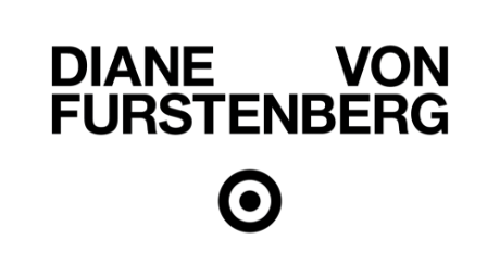 The Diane von Furstenberg logo above the Target logo.