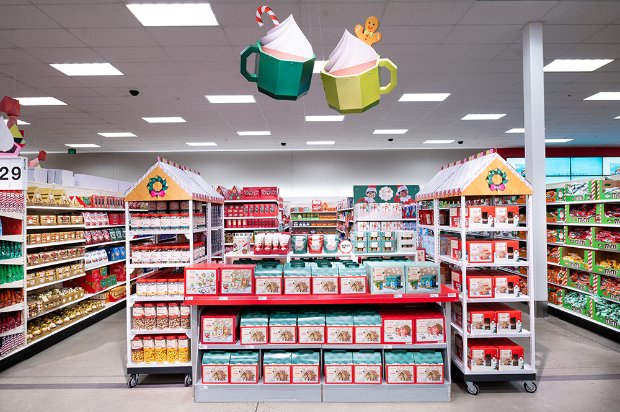 a store with shelves of toys