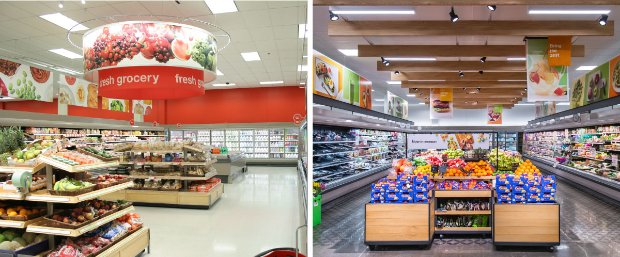 a store with shelves of food