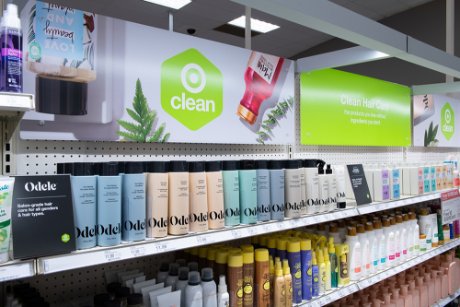 a store with products on the shelves