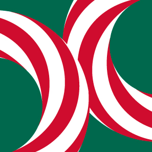 A candy cane themed graphic.