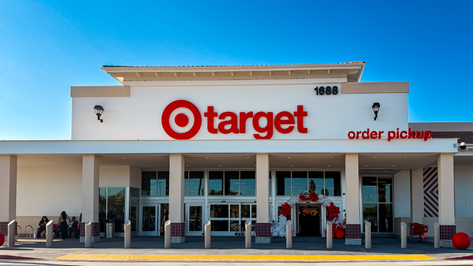 The exterior of a Target store in the Pacific region.