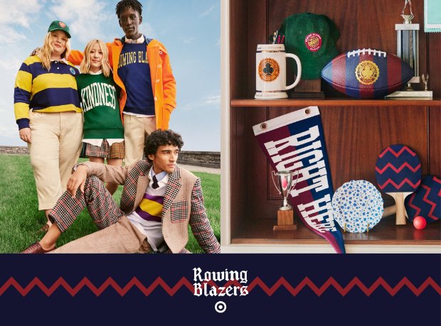 Rowing Blazers x Target Header