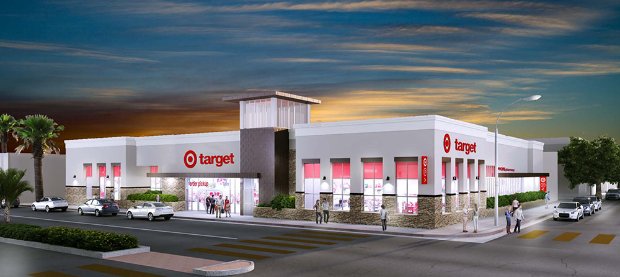 a building with a parking lot