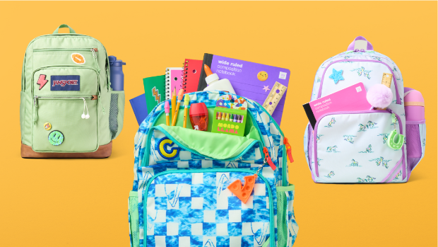 Target back to school backpacks sale