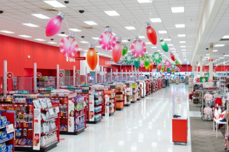 a store with balloons
