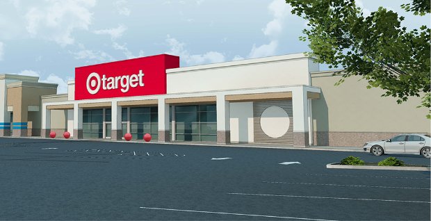 a building with a parking lot