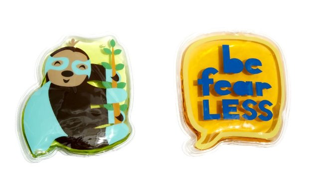 a plastic container with a cartoon character on it