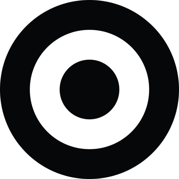 The Target Bullseye logo in black.