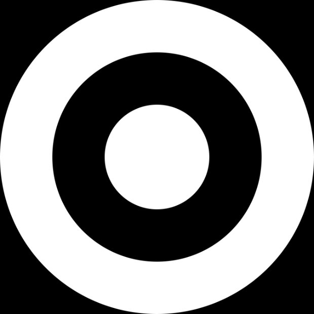 The Target Bullseye logo in white.