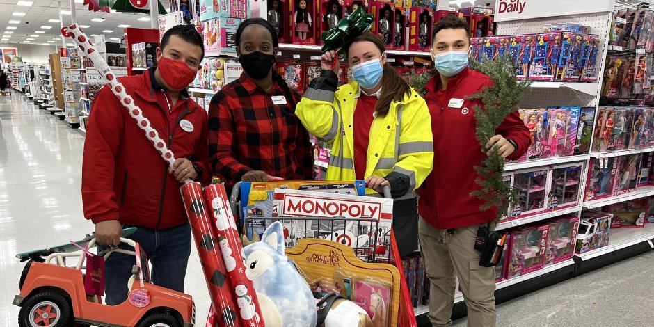 a group of people wearing face masks