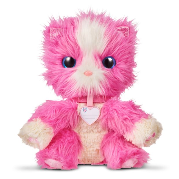 a pink stuffed animal