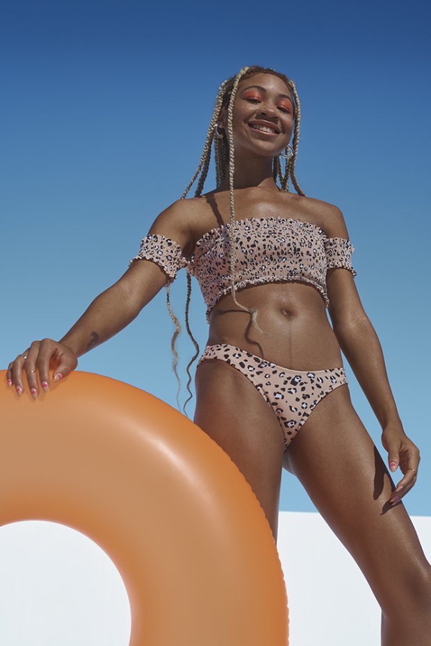 a person wearing a garment