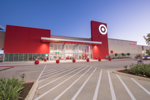 a building with a parking lot