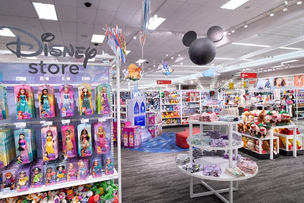 a store with shelves of toys