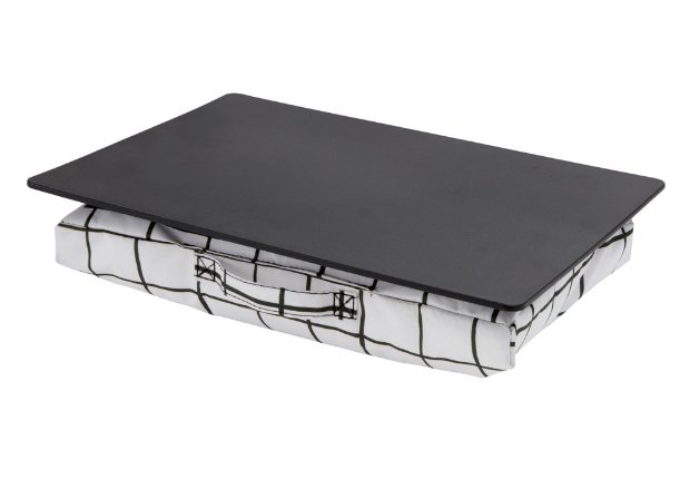 a black rectangular object