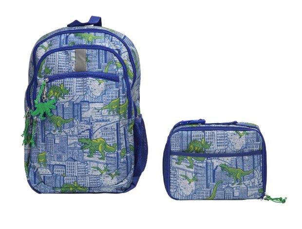 a couple of blue plastic containers