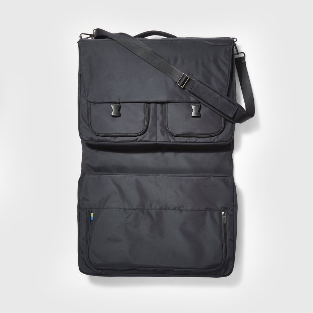 a black bag with a strap